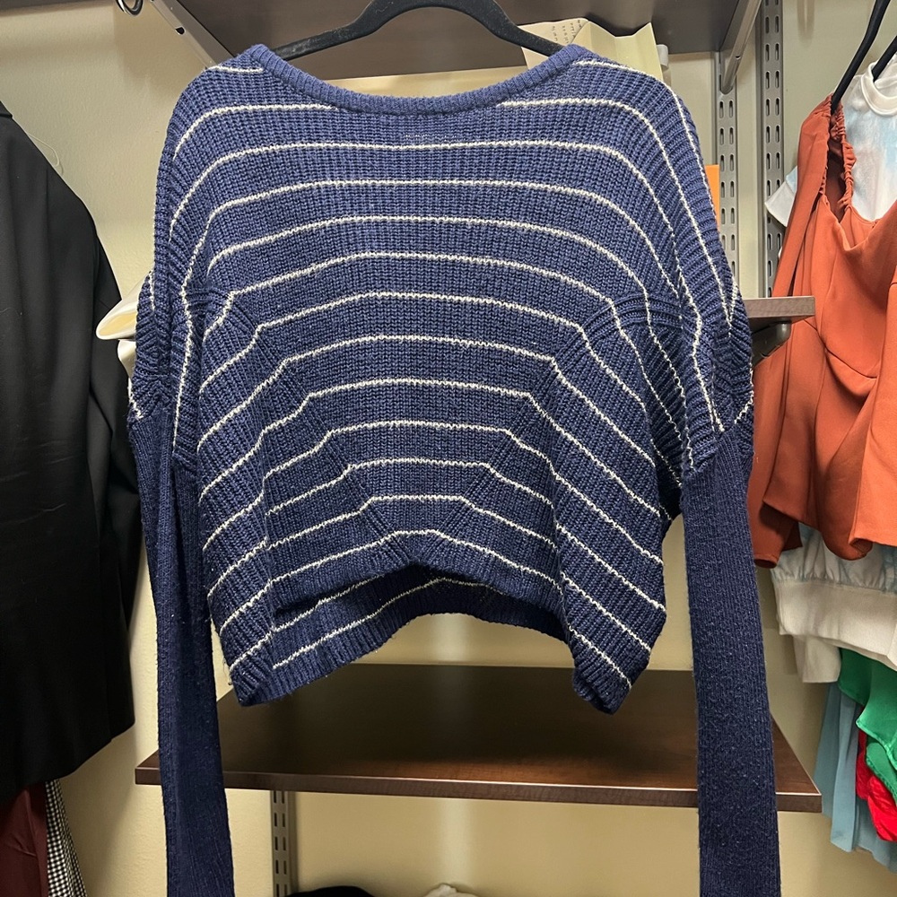 Striped navy Urban Outfitters Sweater
